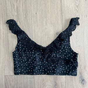 American Eagle Ruffle Bralette Top